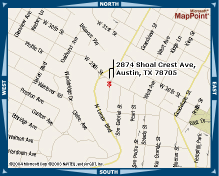 Map to Senior Activity Center