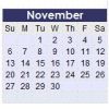 November 2011 Calendar