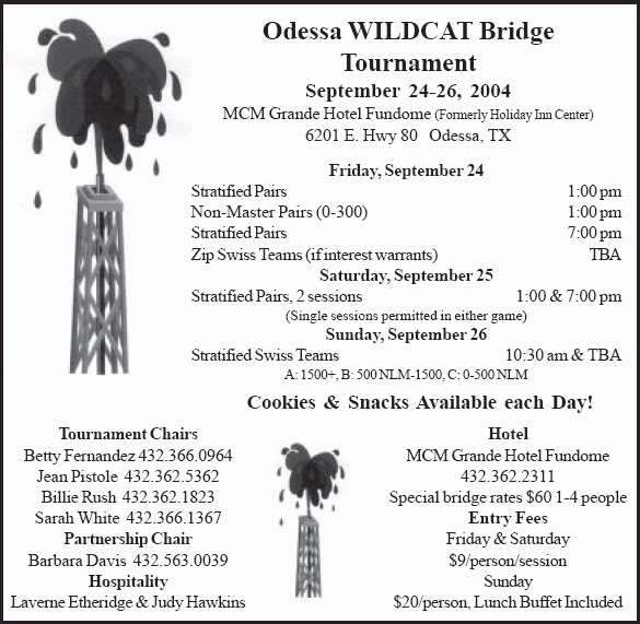Odessa September 2004 Flyer
